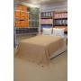 ETEHOMETEX ÇİFT KİŞİLİK %100 PAMUK HAVUZLU PİKE TAKIMI BEJ 8696474232071